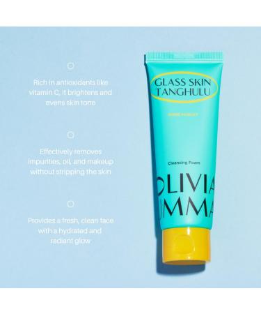 OLIVIAUMMA Glass Skin Tanghulu Shine Muscat Foaming Cleanser - Korean Face Wash for All Skin Types - Foam Cleanser for Radiant Skin - Deep Cleansing Moisturizing and Antioxidant-Rich - 120ml - Buy Online on GoSupps.com
