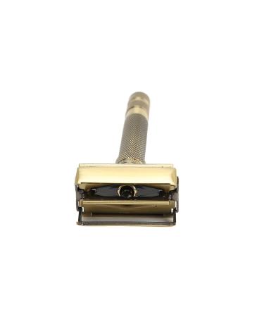 Double Edge Safety Razor - Reusable Manual Metal Razor for Men | Eco-Friendly Travel Shaving Solution - Buy Online on GoSupps.com
