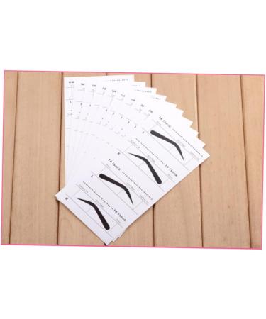 Mikinona Mikinona 10 Pieces Eyebrow Shaping Stencils Eyebrow Shaping Kit Eyebrow Kit With Stencil Eyebrow Stencils On Eyebrow Card Perfect Stickers - Buy Online on GoSupps.com