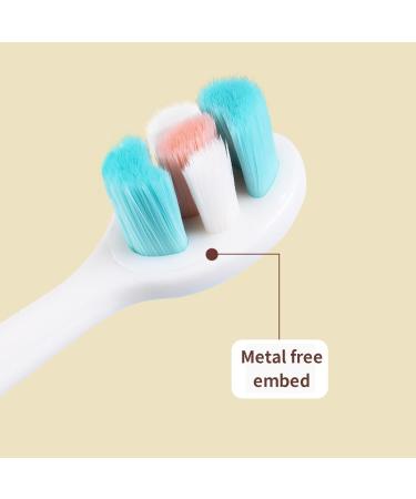 Cartoon Toothbrush for Kids - Colorful Soft Hair Deep Cleaning - Teksome Star & Moon Motif - Ideal for Home Outdoor & Hotel Travel - Buy Online on GoSupps.com