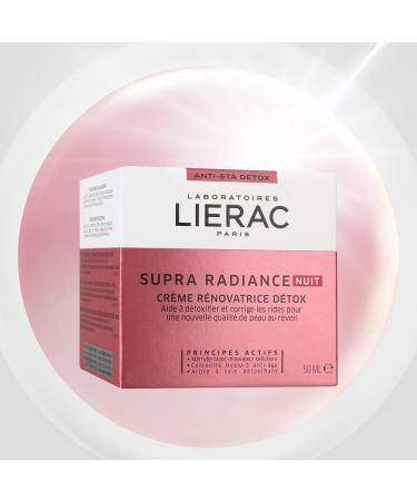 Lierac Supra Radiance Night Detox Renewing Cream 50ml - Buy Online on GoSupps.com