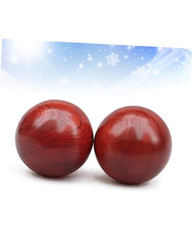 Gleavi 6 STK Wooden Massage Balls for Hands & Body - Stress Reliever & Hand Exercise Tool - Buy Online on GoSupps.com
