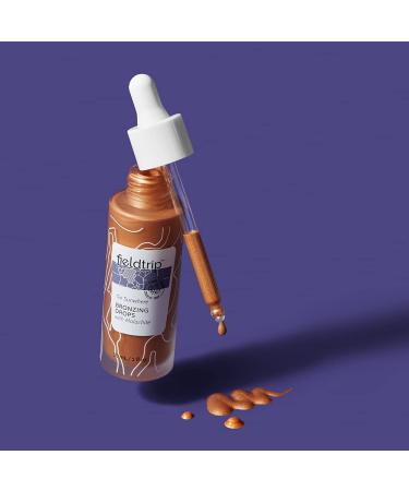 Fieldtrip Go Sunwhere Bronzing Drops with Malachite - Clean Vegan & Cruelty-Free Skincare - 1oz - Buy Online on GoSupps.com