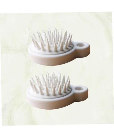 Beaupretty 6-Pack Silicone Luffa Back Scrubber & Razor Head Massager Japan White Healthcare for Scalp & Nasal Care - Buy Online on GoSupps.com