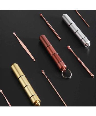 6 Pcs/Set Stainless Steel Spiral Ear Pick Spoon Ear Wax Removal Cleaner - Multifunction Portable Ear Care Beauty Tools (Color E) - Buy Online on GoSupps.com