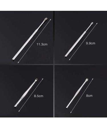 6pcs Glowing Earwax Removal Tool Set with Flashlight for Adults - Earpick Ear Cleaner Curette Kit - Buy Online on GoSupps.com