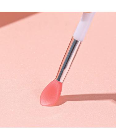 24Pcs Translucent Lip Balm & Makeup Brush Set | Portable Silicone Brush Eyeliner & Lip Liner Tools | Miss Makeup - Buy Online on GoSupps.com