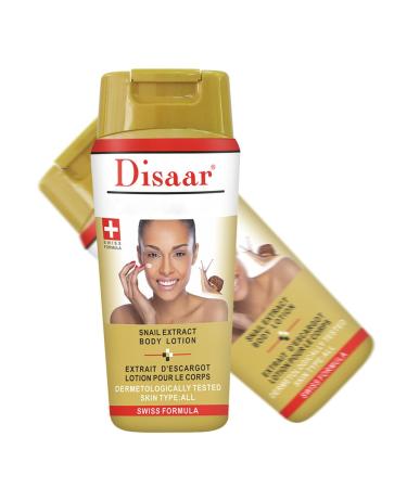 DISAAR BEAUTY Disaar Whitening Cream Face Body Legs Knees Private Swiss Formula Essense 250Ml (Snail Extract)