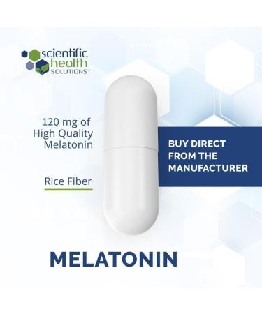 Scientific Health Solutions Melatonin Bundle | 60mg & 120mg High Dosage Capsules | Easy-to-Swallow Vegan Non-GMO Gluten-Free | Made in USA for Enhanced Sleep and Restful Nights - Buy Online on GoSupps.com
