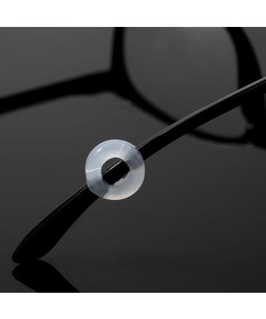 10 Pairs Anti-Slip Silicone Ear Hooks for Glasses | Transparent Round Ear Pads for Sports & Reading Glasses - Buy Online on GoSupps.com