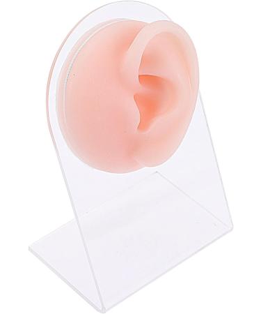 KALLORY Silicone Ear Jewelry Tools Set - 3 Pieces Rubber Ear Models for Piercing Kit - Reusable & Soft - Complexion - 11.5x7.5cm - Buy Online on GoSupps.com