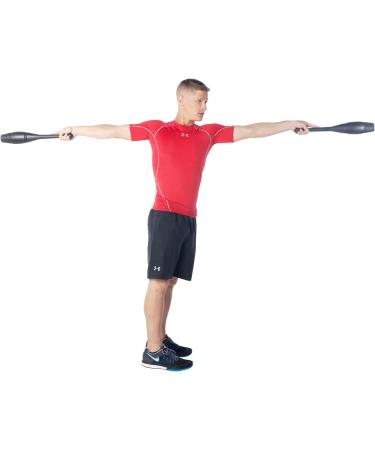 Ultimate Body Press Indian Clubs 1lb, 2lb, 3lb Pairs - Steel Core, 3lb Pair - Buy Online on GoSupps.com