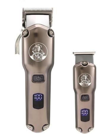 High-Power Hair Cutting Tool - 2-Piece Clipper Set with LCD Display for Salon Quality Haircuts | International Shipping Available - Buy Online on GoSupps.com