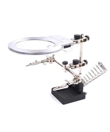 Desktop Magnifier LED Light Illumination Auxiliary Magnifier Bracket Maintenance Circuit Made in China