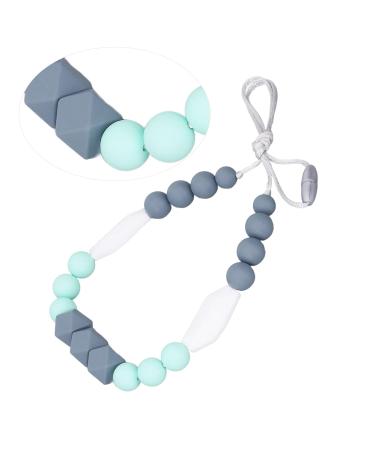 Colorful Silicone Teething Necklace: Safe and Comfortable Infant Teething Toy - Buy Online on GoSupps.com