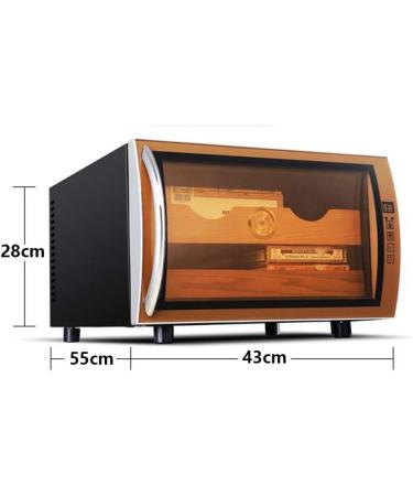 Cigar Box Barware Cigar Cabinet Wine Cigar Box Cabinet Tea Cabinet Refrigerator Cigar Humidor Imported Cigar Cabinet Cigar Storage Cabinet Large Storage Cigar Cabinet One-click Start Simple Style Coo 43*50*28.5cm Brown - Buy Online on GoSupps.com