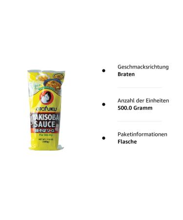 Otafuku Yakisoba Sauce Authentic Japanese Seasoning for Fried Noodles & More (422 ml) | International Shipping - Buy Online on GoSupps.com