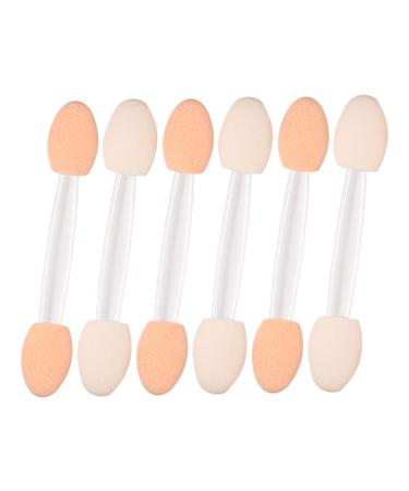 BELLIFFY 30pcs Eyeshadow Brush Make up for Face Eye Shadow Sponge Makeup Brush White