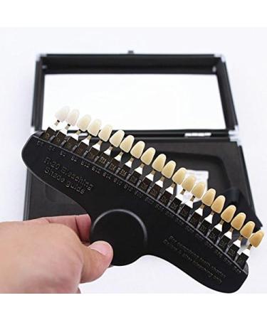 NSKI 20 Colors Dental Whitening 3D Shade Guide with Mirror | Professional Cold Light Tooth Whitening Tool - International Shipping - Buy Online on GoSupps.com
