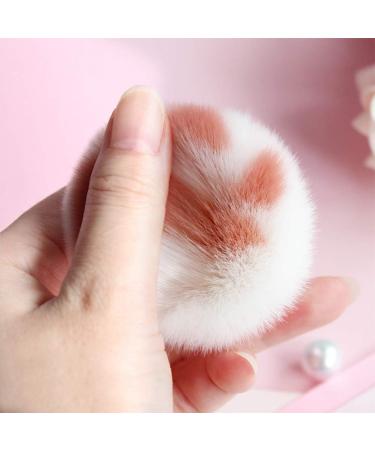 Cute Cat Paw Makeup Brush Soft and Fluffy Bristles Multipurpose for Foundation and Pre-Makeup Great Gift for Birthdays and Mother's Day (c) - Buy Online on GoSupps.com