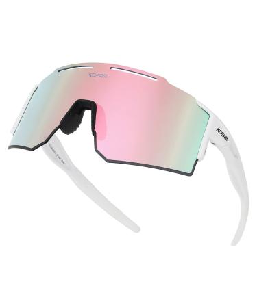 ALSUZYIOT Polarized Sunglasses Women and Men, UV400 Windproof Cycling Goggles Golf Baseball Driving Fishing C10