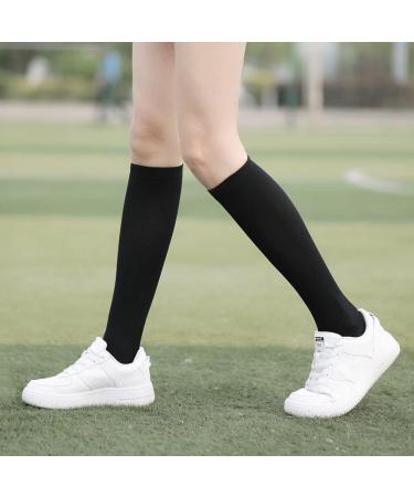 7 Pairs Medical Compression Socks 15-20mmHg for Women and Men - Support for Varicose Veins, Running, Cycling, Travel - Black - L-XL - Buy Online on GoSupps.com
