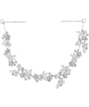 Crystal Bridal Headband Silver Wedding Rhinestone Hair Accessories for Bride Bridesmaid Bridal Crystal Headpiece for Women - Buy Online on GoSupps.com