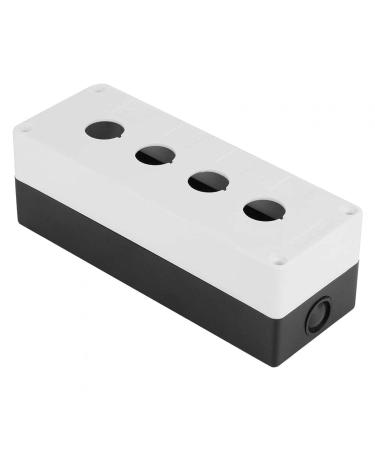 Niady BX4 22mm Waterproof Push Button Switch Control Box - Four Holes Protection Housing (White) - International Shipping Available - Buy Online on GoSupps.com