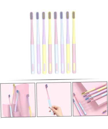 Minkissy 8-Pack Extra Soft Macaron Toothbrushes - Ergonomic Travel & Home Oral Care - Buy Online on GoSupps.com