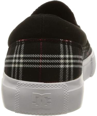 DC Shoes Women's Manual Sneaker 40 EU - Black Plaid | International Shipping Available - Buy Online on GoSupps.com