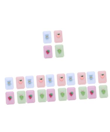 Healvian 24 STK contact lens container contact case for pink eyes cosmetic container for eye lenses storage set for contact lenses eye plastic box colored contact lenses