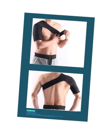 Buy Healifty Shoulder Support Brace for Men & Women - Sports Shoulder Pad & Arm Sling for Injury Relief - Adjustable Medium Black - Buy Online on GoSupps.com