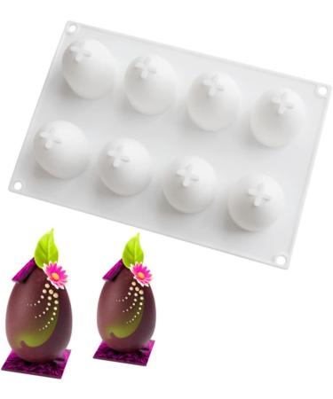 OUNONA 8 Baking Pan Cake Pan Candle Molds Soap Making Molds Bunny Silicone Mold Silicone Cake Molds Non Easter Egg Mold Silicone Fondant Molds DIY Baking Molds Eggs Bakeware 3D - Buy Online on GoSupps.com