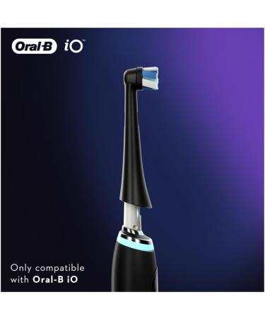 Oral-B iO5 Electric Toothbrush with Black + Toothbrush Heads Pack of 4 Counts Black + Refills - Buy Online on GoSupps.com