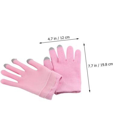minkissy Moisturizing Spa Gloves 6 Pairs Moisturizing Gloves Miss Moisturiser Pink Polyester White Gloves Touch Screen Hand Gloves - Buy Online on GoSupps.com