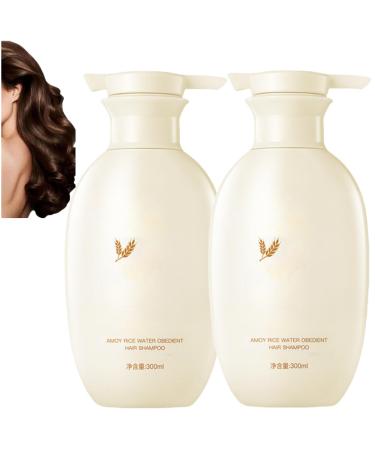 Rice Water Nourishing Softening Shampoo, Rice Cleansing Shampoo, Rice Water Moisturizing Hair Care Shampoo, Rice Anti Hair Loss Shampoo for Men and Women