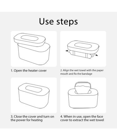 HUSHUI Baby Wipes Heater & Dispenser - Portable Wet Wipes Warmer with Temperature Control - Green - Buy Online on GoSupps.com