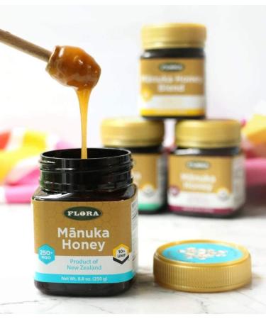 Flora - M nuka Honey 250+ MGO/10+ UMF - 100% M ori-Owned New Zealand Native Bush Honey 100% Traceable MGO Sustainable Eco-Friendly Natural Healing 500 gram Jar 500 g (Pack of 1) - Buy Online on GoSupps.com