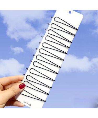 12 Pcs Vintage Black Bobby Pins - Mini Fashion BB Clips for Women and Girls | Invisible Bangs Clip for Decorative Wedding Headwear - Buy Online on GoSupps.com