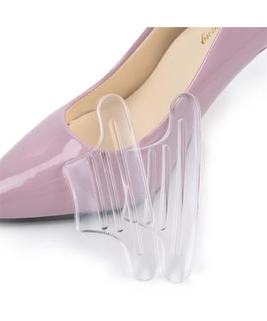 Shoe Heel Silicone Anti-wear Foot Reusable for Heel Pains Women Breathable Stand for Heel Spurs and Pain Relief(2 Medium)
