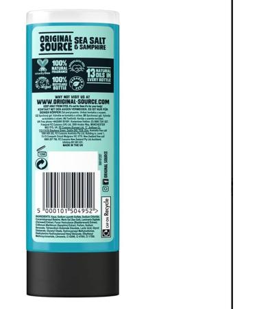  ORIGINAL SOURCE Original Source 4-pack of shower gels in fresh sea salt and sample scents: lime rhubarb and raspberry lavender and tea tree 250 ml - Buy Online on GoSupps.com