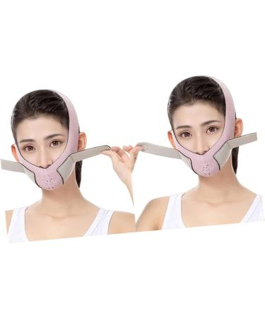 Double Chin Strap for Slimming Cheeks Firming Belt Band for Lifting the Cheek Slimming on the Face Facelift Belt Face Slim Thin Tight Pink Noodles - Buy Online on GoSupps.com