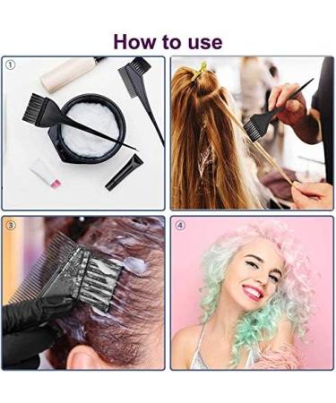 Pofet 8-Part Hair Dye Set - Complete Hair Coloring Kit with Bowl Comb Brush Tinting Tools & Ear Protection | Perfect for Salon & Home Use - Buy Online on GoSupps.com
