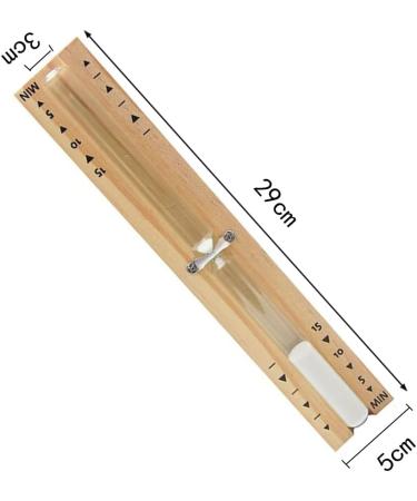 Sauna Hourglass Timer - 15 Minute Heat-Resistant White Wooden Sauna Watch & Wall Mount Accessories - Buy Online on GoSupps.com