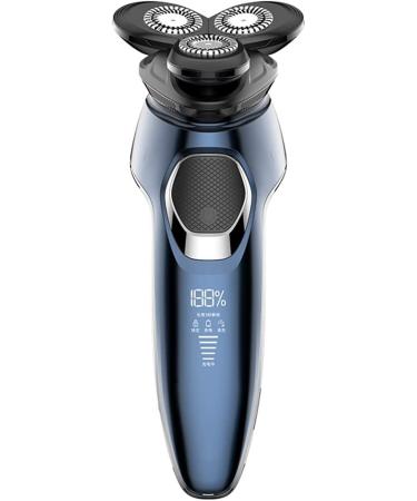 Electric Razor for Men Mens Electric Shavers Dry Wet Waterproof Rotary Facial Shaver Portable Face Shaver Cordless Travel USB Rechargeable