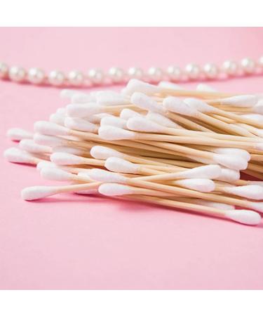 1000PCS Double Ended Cotton Swabs - Versatile Cotton Buds for Makeup Travel Ear Cleaning & Pet Care | Eco-Friendly Wooden Sticks - Buy Online on GoSupps.com