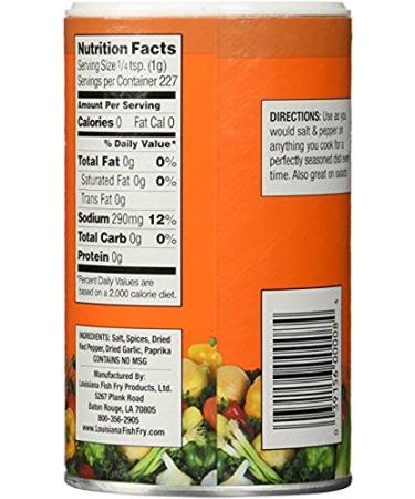 Louisiana Cajun Seasoning 8 oz (Pack of 4) - Authentic Blend for Bold Flavors - Buy Online on GoSupps.com