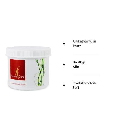 Sugaring Sugar Paste 500g | 100% Vegan Hair Removal Wax | Gentle & Painless | Seidily Smooth Skin for 4 Weeks | Unisex Extra Soft - Buy Online on GoSupps.com