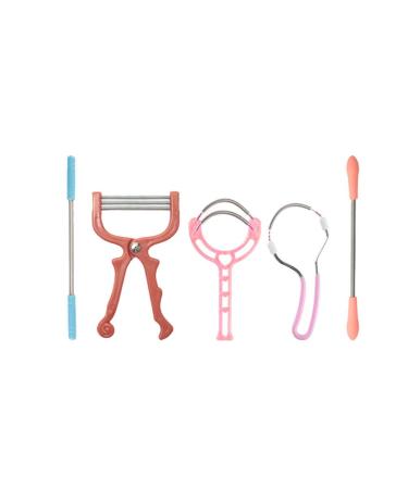 SUPVOX 5pcs Facial Hair Remover Manual Epilator Portable Hair Removal Stainless Steel Beauty Tool (Random Color) - Buy Online on GoSupps.com