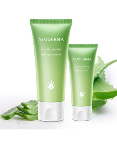 All Purpose Aloe Vera Gels Set - 2 Pieces - 114g Aloe Vera Gel & 45g Aloe Vera Gel Travel Size